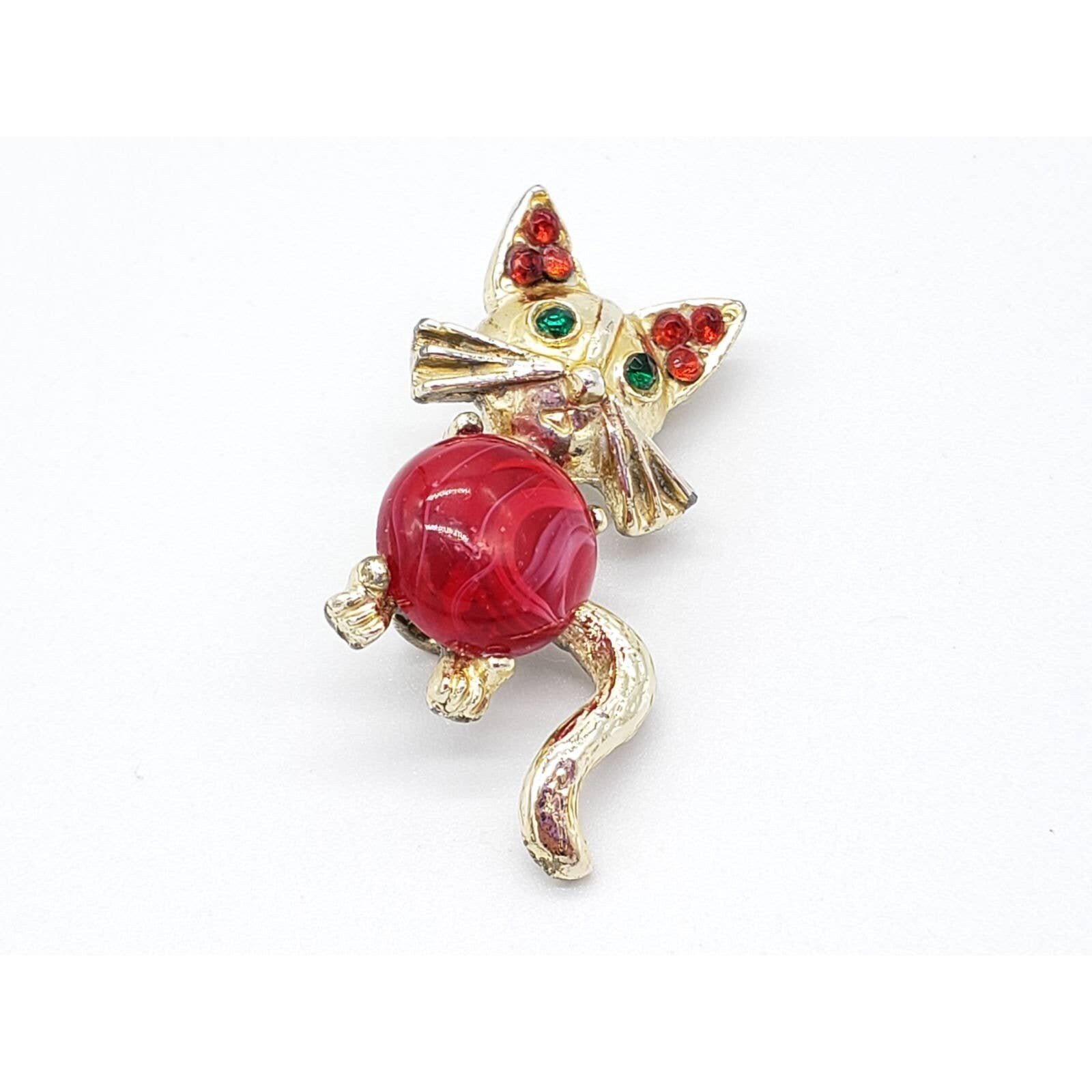 Vintage Jelly Belly Cat Pin Cat Brooch Gift for Her Etsy