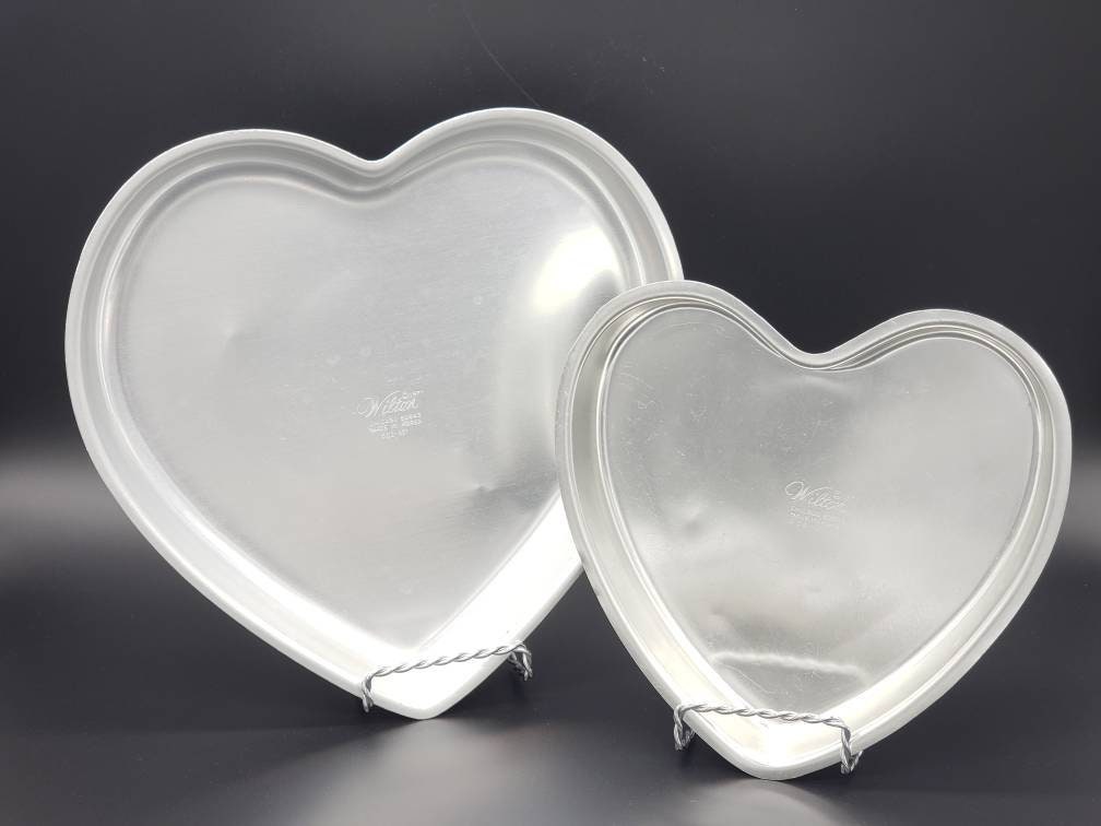 Wilton Vintage Heart Shaped Cake Pan Set 1971 Etsy UK