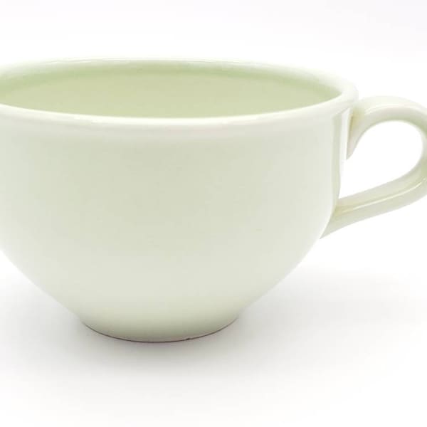 Pastel Green Cup, Lettuce Green, Iroquois China, Mid Century, Coffee Cup, Tea Cup