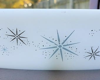 Glasbake Divided Dish, Atomic Starburst