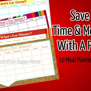 Monthly Meal Planner, Calendar, Meals, Printable, PDF, home management, digital, meal planning