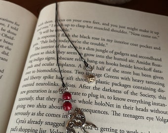 Sevro Bookmark, Howler, Red Rising Series Pierce Brown, Book Lover, Book Gift, Corded Bookmark, Dystopian Science Fiction