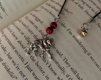 Sevro Bookmark, Howler, Red Rising Series Pierce Brown, Book Lover, Book Gift, Corded Bookmark, Dystopian Science Fiction