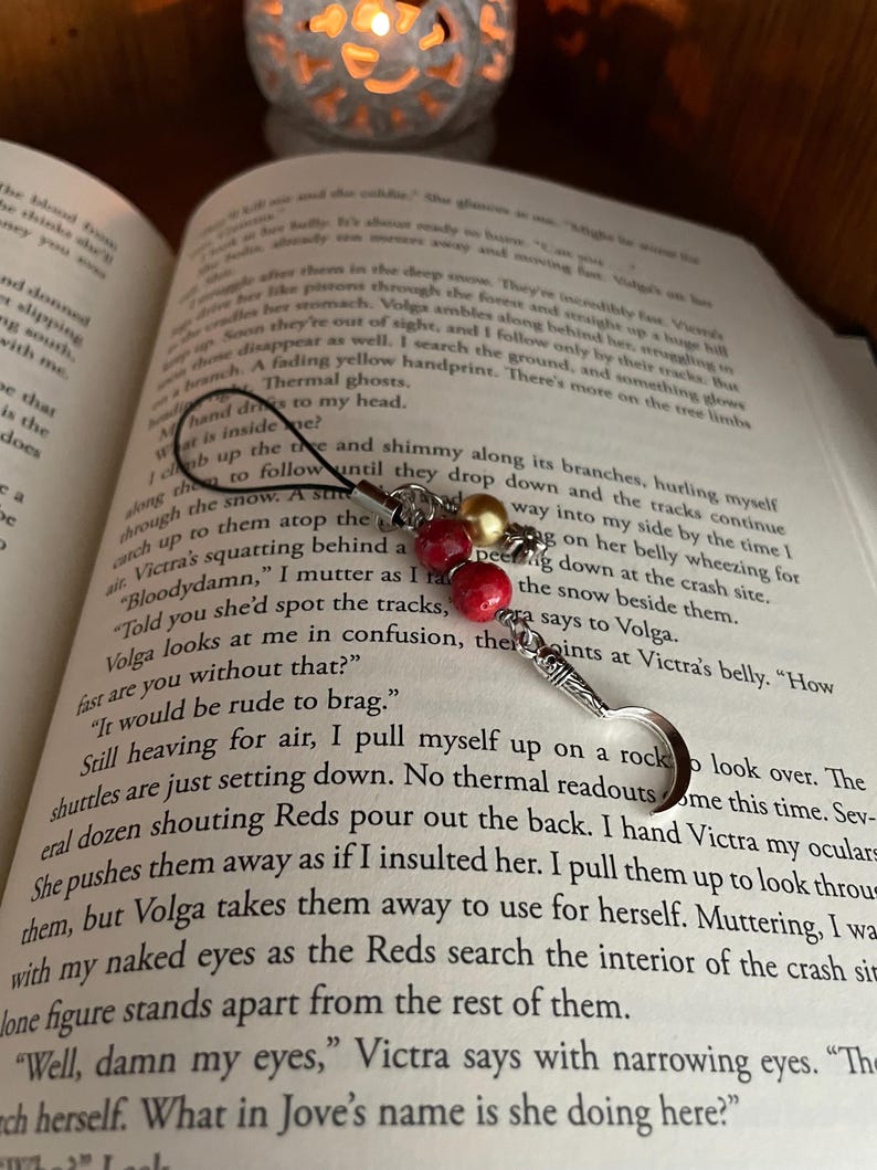 Darrow the Reaper Tech Charm, Red Rising Series Pierce Brown, Sevro, Mustang, Phone Case, iPad Case etc. Charm, Zipper Charm, Bag Charm image 4