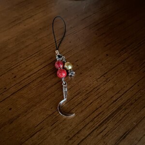 Darrow the Reaper Tech Charm, Red Rising Series Pierce Brown, Sevro, Mustang, Phone Case, iPad Case etc. Charm, Zipper Charm, Bag Charm image 2