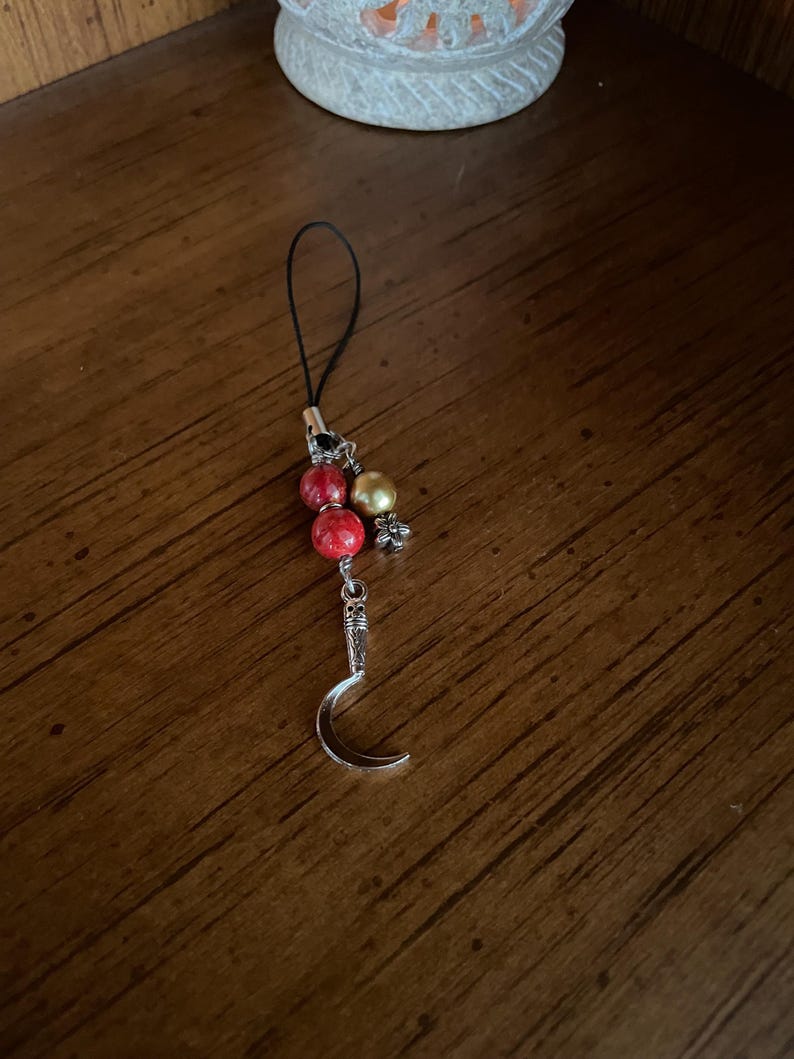 Darrow the Reaper Tech Charm, Red Rising Series Pierce Brown, Sevro, Mustang, Phone Case, iPad Case etc. Charm, Zipper Charm, Bag Charm image 2