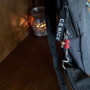 Darrow the Reaper Tech Charm, Red Rising Series Pierce Brown, Sevro, Mustang, Phone Case, iPad Case etc. Charm, Zipper Charm, Bag Charm image 3