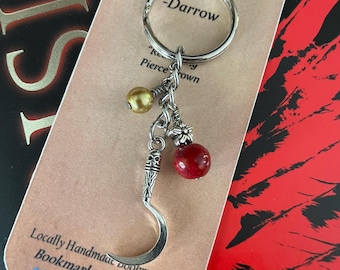 Darrow the Reaper Keychain, Red Rising Series Pierce Brown, Sevro, Mustang, Lycos, Eo, Mars, Howlers