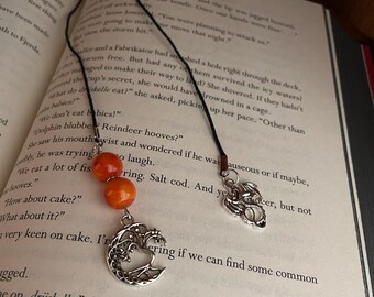 Priory of the Orange Tree, Ead, Tane, Loth, Dr. Roos, dragon, dragon rider, magic, Book Lover Gift, Book Gift, Corded Bookmark,