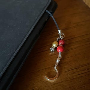 Darrow the Reaper Tech Charm, Red Rising Series Pierce Brown, Sevro, Mustang, Phone Case, iPad Case etc. Charm, Zipper Charm, Bag Charm image 5