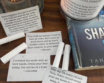 Shatter Me Affirmations, Book Series by Tahereh Mafi, Aaron Warner, Juliette Ferrars, Reestablishment, Resistance, Dystopian