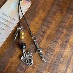 Violet Sorrengail Bookmark, Dragon Rider, Fourth Wing Rebecca Yarros, Tairn, Andarna, Fantasy, Book Lover Gift, Bookish, Character Bookmark