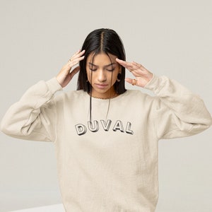 Duval Sweatshirt, Duval Pullover, Jaguars Sweatshirt, Zacken Sweatshirt, Jacksonville, Jaguars Crewneck, Duval Crewneck, Tees By T