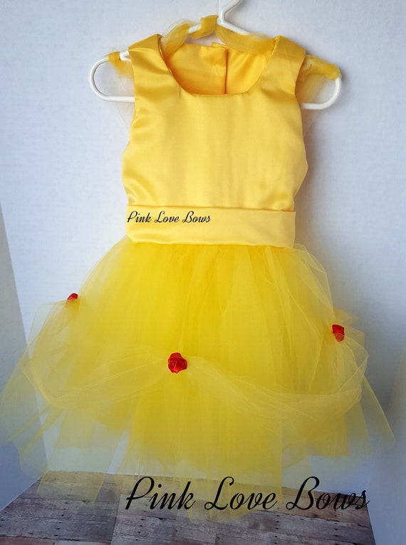 Bella Inspired Dress Beauty and the Beast Yellow Dress Cute | Etsy