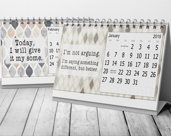 Funny Jan 2019 Calendars - FREE DOWNLOAD