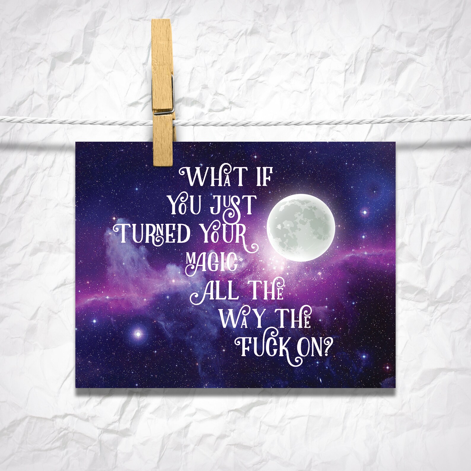 Turn Your Magic on Postcard to Send an Empowering and Etsy