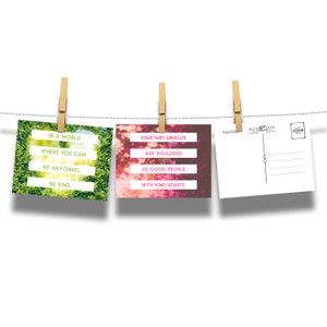 True Colors Series Kind Cards Postcard 14-card Collection- Encouraging ...