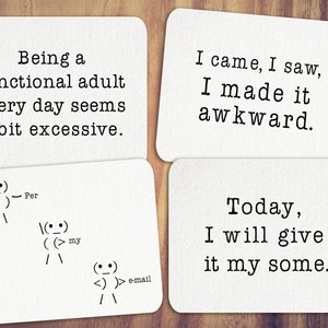 My A-Game is Adequate Relatably Sarcastic Snarky Mouse Pads