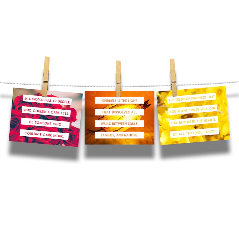 True Colors Series Kind Cards Postcard 14-card Collection- Encouraging ...