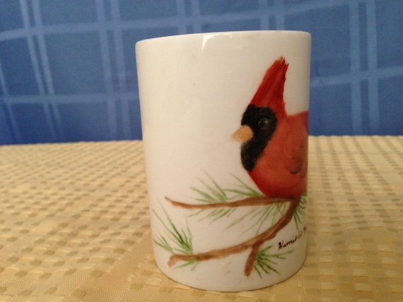 Glass Sculptures & Figurines Art & Collectibles Red Cardinal artist ...