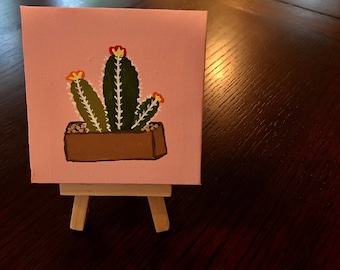 Cactus mini pintura