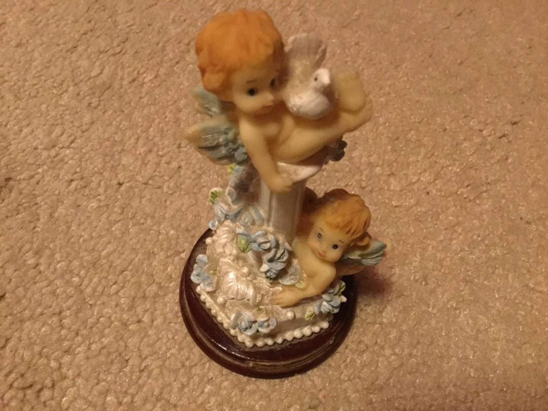Small Cherub Figurine Etsy