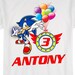 Sonic the Hedgehog Birthday Shirt,Sonic the Hedgehog Custom Shirt,Personalized Sonic the Hedgehog Shirt,Sonic the Hedgehog Birthday t-shirts