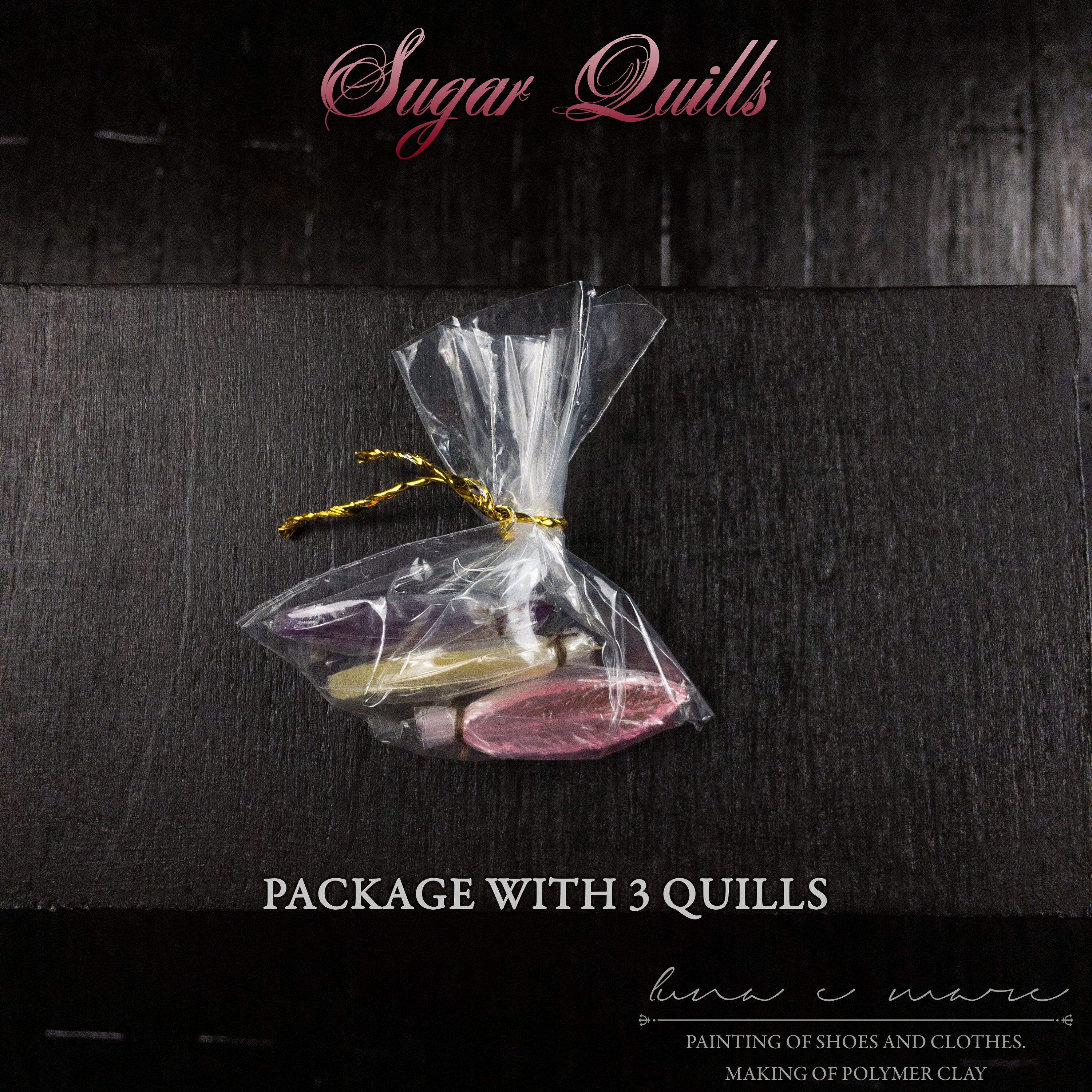 SUGAR QUILLS 112 miniature for dollhouses. Sweets for Etsy