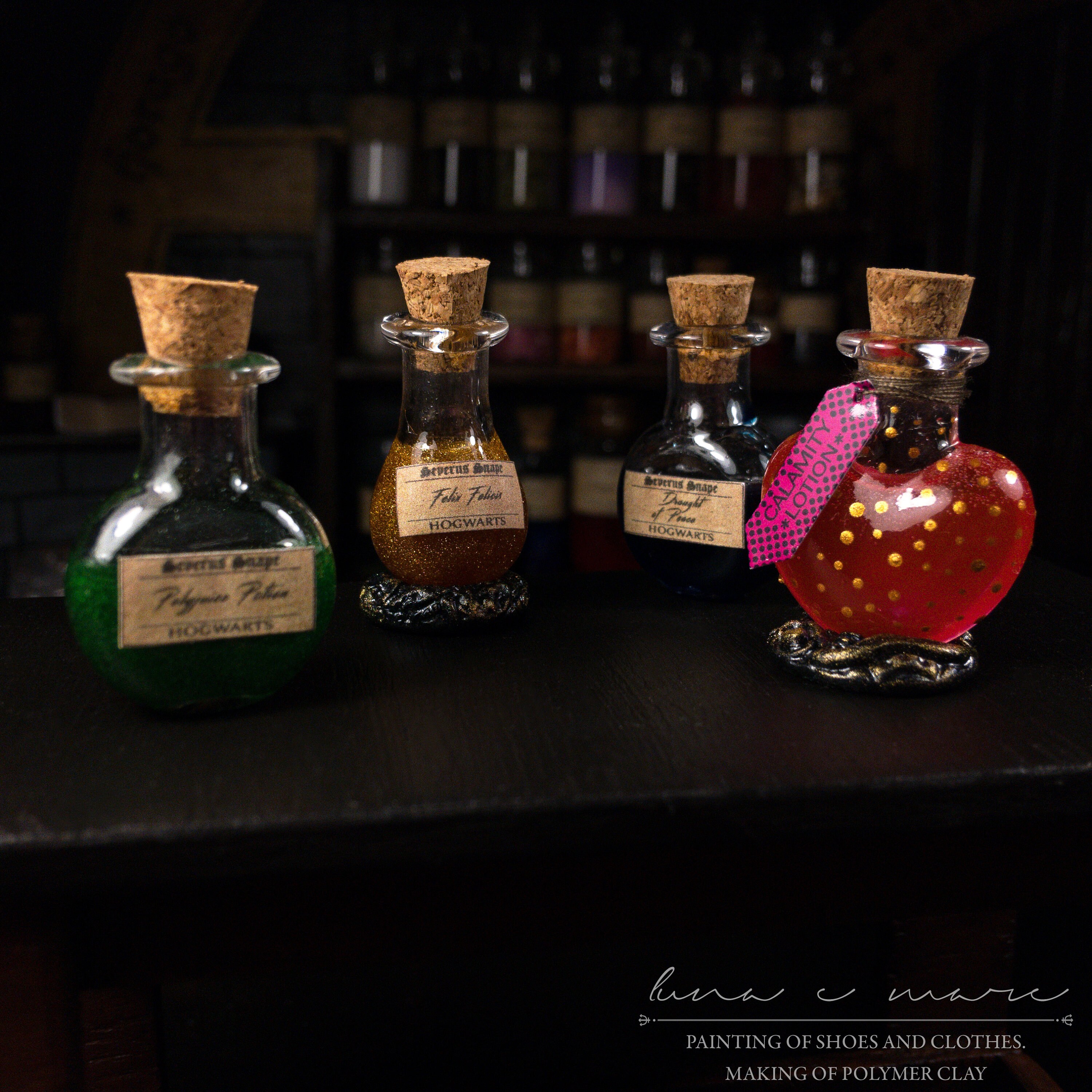 Jars of 27 mm 1.06 with magic potions. Polyjuice Etsy