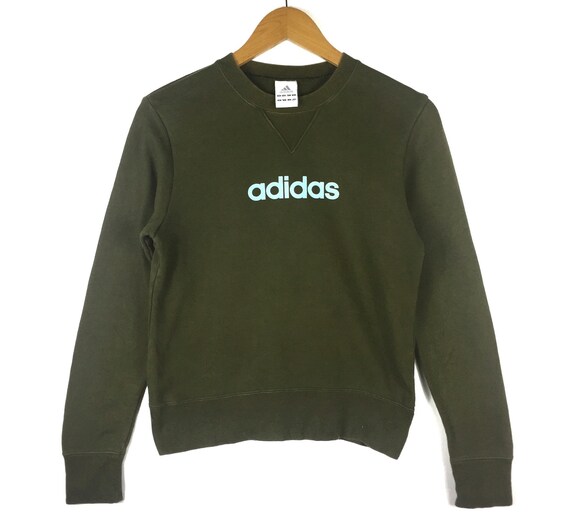 dark green adidas sweatshirt