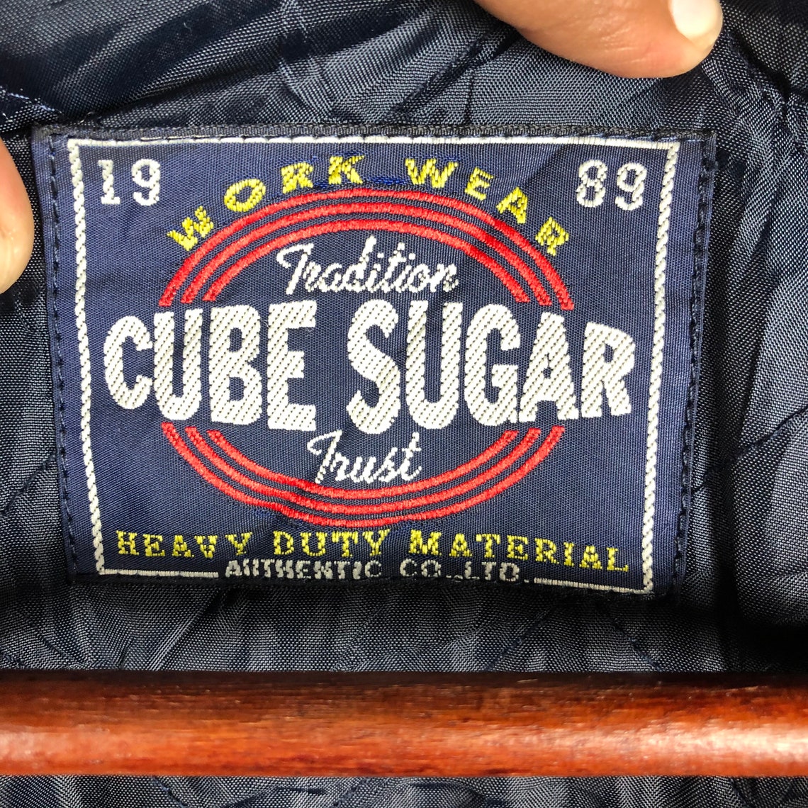 Cube sugar wool jacket hoodie duffle jacket vintage 90's Etsy