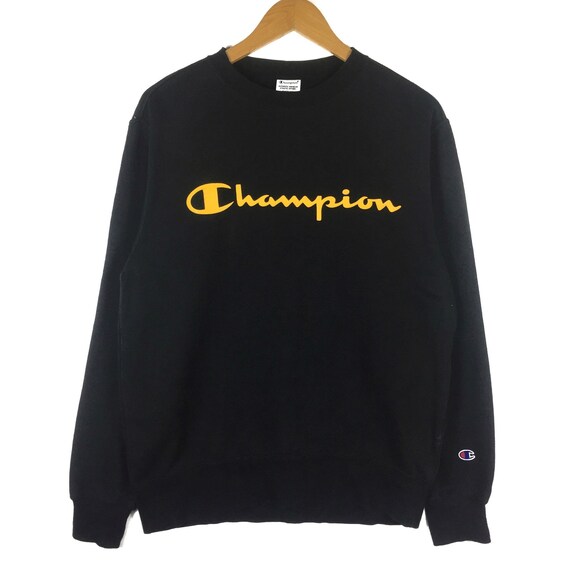 champion sweatshirt with big logo