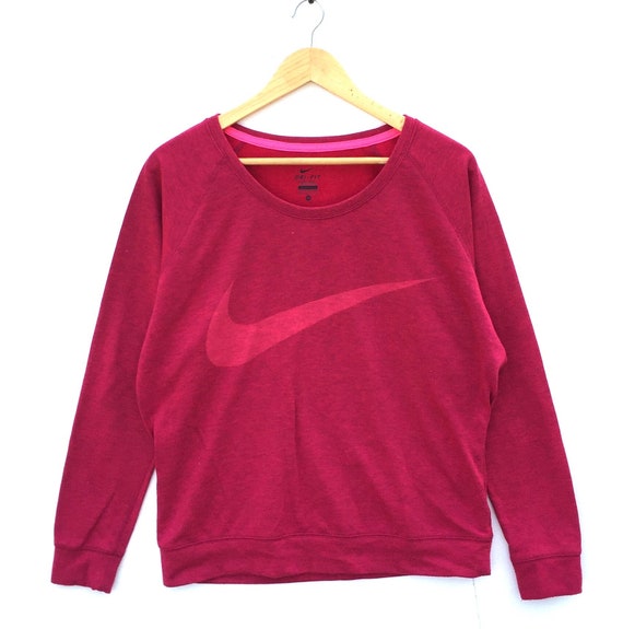 pink nike jumper ladies