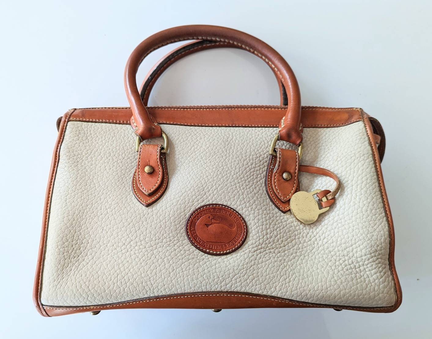 Dooney & Bourke Vintage Speedy Doctor Bag White - $55 (90% Off