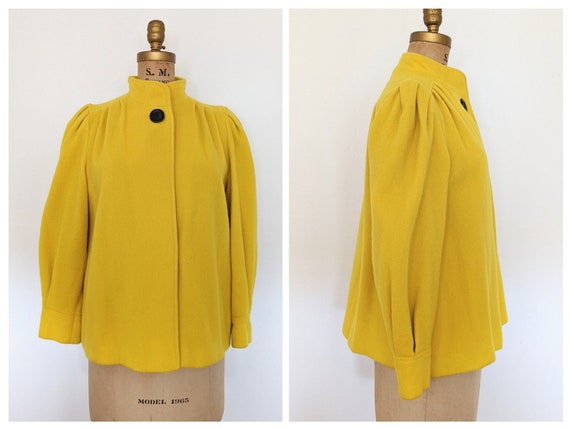 1960 s 1970 s ASHLEY SCOTT MOD Vintage 60s 70s Saffron Bright
