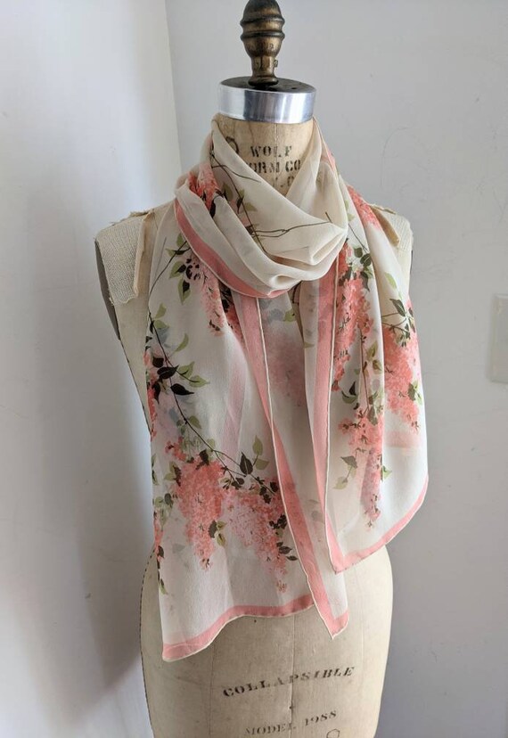 Floral summer scarf deals