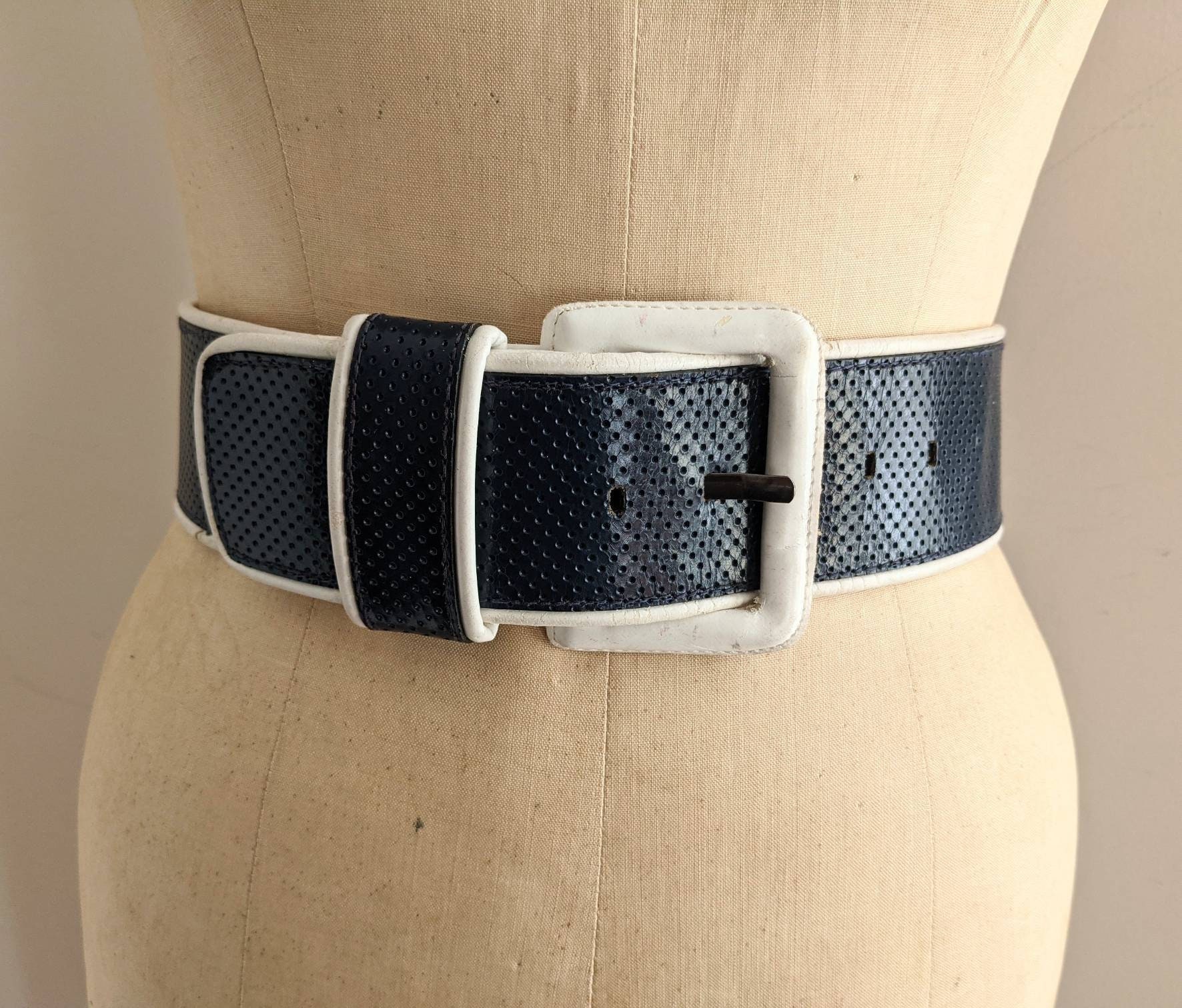 R.J. Graziano vintage wearable art waist band Rj Graziano Belt - Etsy main image 2