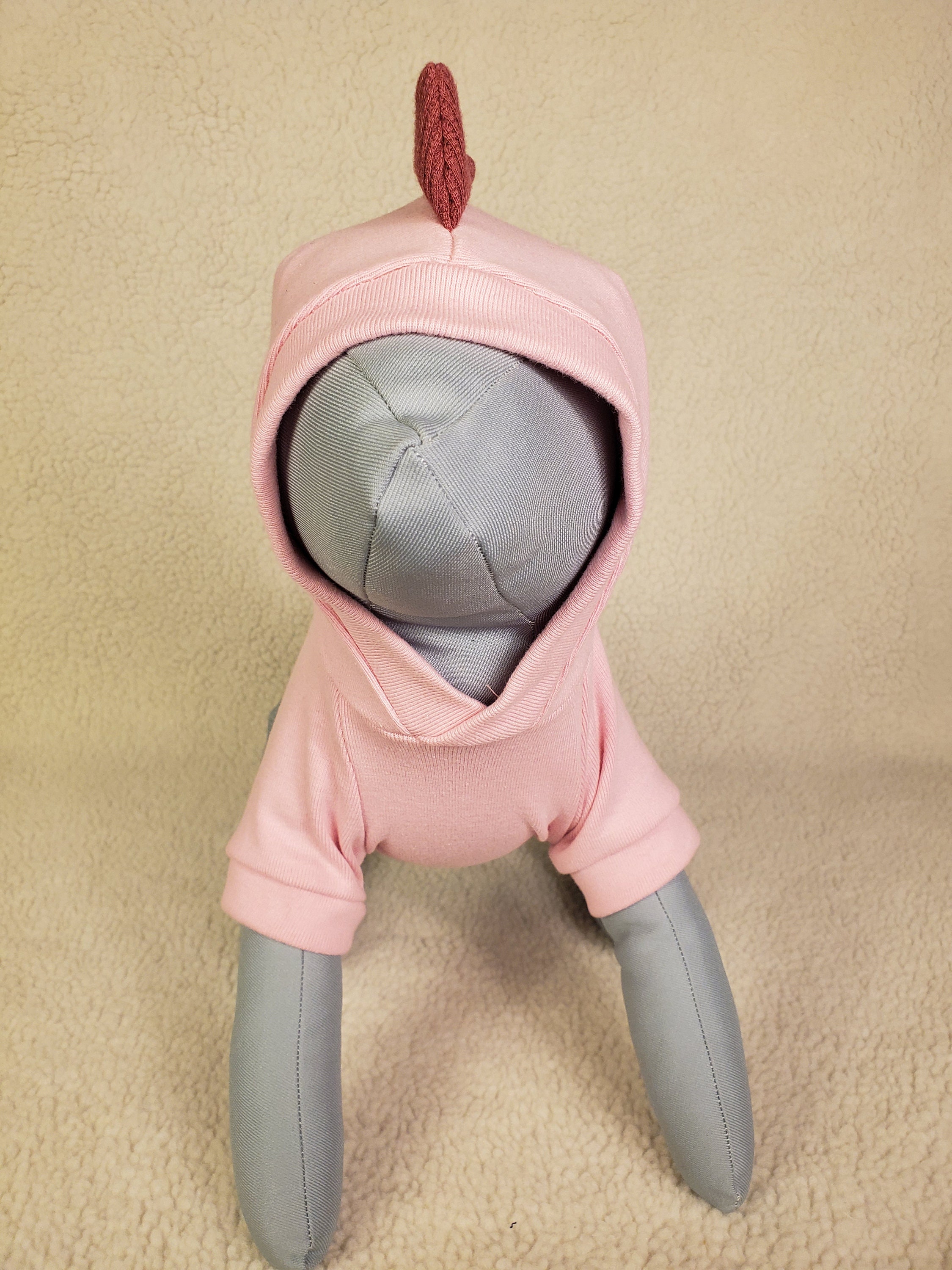 Dinosaur Dog Hoodie in Pink/Rose costume dinodog puppysaurus Etsy