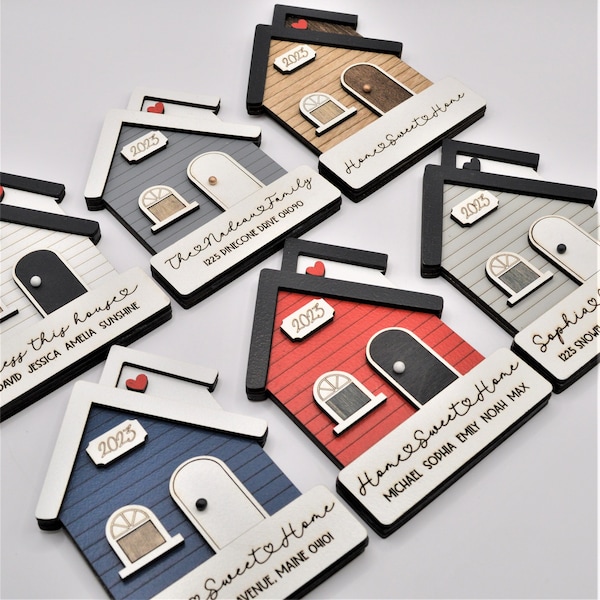 New Home Ornament Personalized Etsy