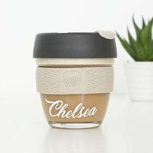 Personalised Coffee Cup Text Decal Sticker Custom Mug Sticker