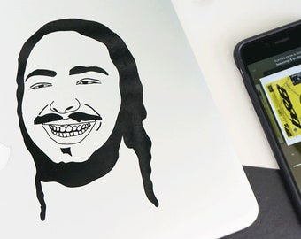 Post Malone Sticker Etsy