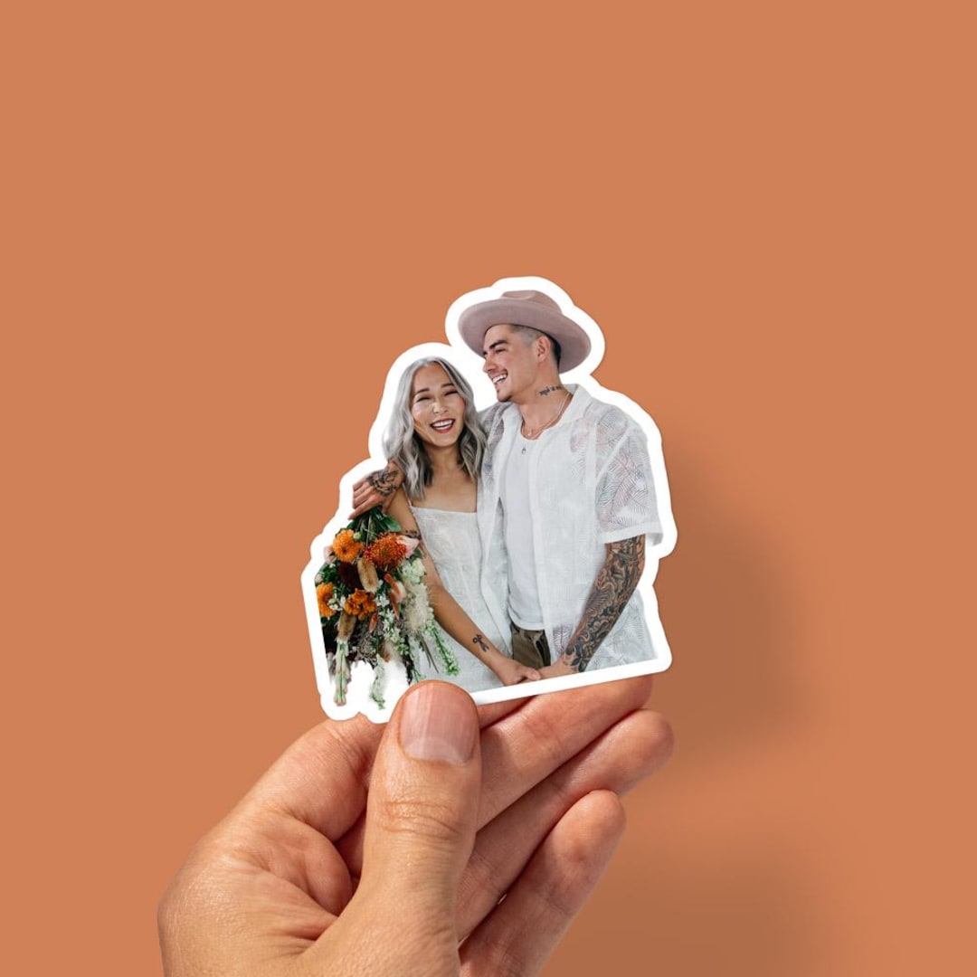 Custom Couple Stickers, Personalised Valentines Day Gift, Wedding ...