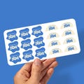 Personalized Waterproof Name Stickers | Groovy Retro School Labels product logo