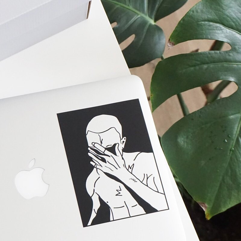 Frank Ocean Blonde Album Cover Sticker for Sale by Coolkinglou