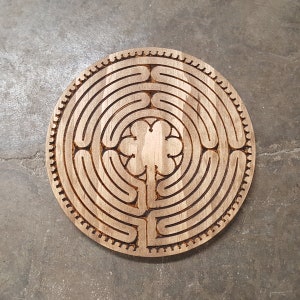 Chartres Labyrinth Wall Art 9 Inch Diameter