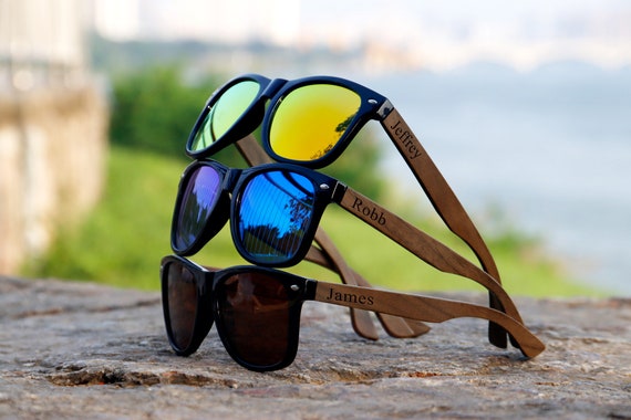 Custom top groomsmen sunglasses