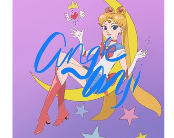 Sailor Moon Fan Art Etsy
