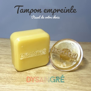 Tampon timbre empreinte avec logo ou visuel