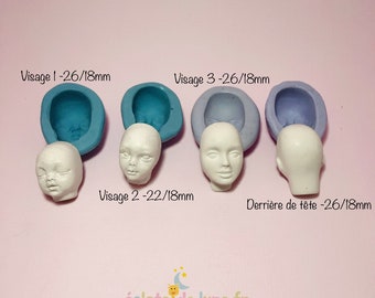 Moule silicone Thème visage