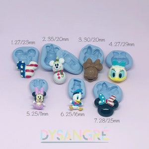 Silicone mold famous mouse and duck theme